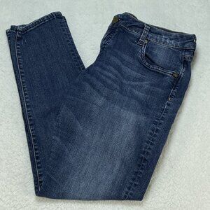 Kut from the Kloth Jeans Womens Sz 8 Blue Katy Boyfriend Mid Rise Denim 30x28